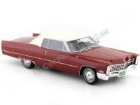 Cochesdemetal.es 1967 Cadillac Coupé Deville Red-White 1:18 BOS-Models 240