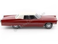 Cochesdemetal.es 1967 Cadillac Coupé Deville Red-White 1:18 BOS-Models 240