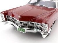Cochesdemetal.es 1967 Cadillac Coupé Deville Red-White 1:18 BOS-Models 240