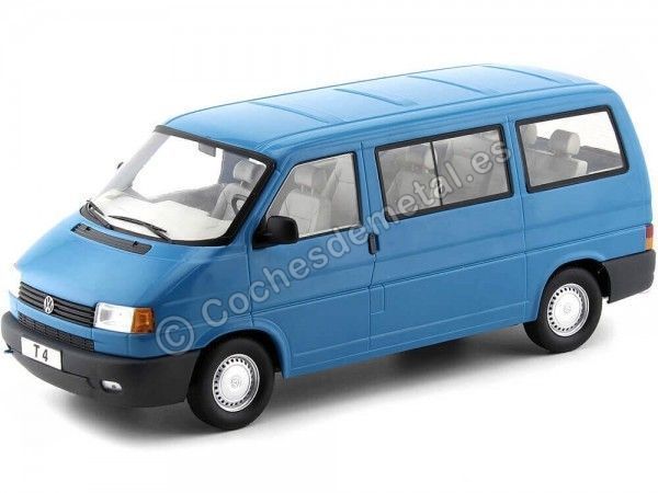 Cochesdemetal.es 1992 Volkswagen T4 Caravelle Microbus Azul 1:18 KK-Skale KKDC180263