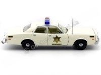 Cochesdemetal.es 1977 Plymouth Fury Police "Sheriff Hazzard" 1:18 Greenlight 19055