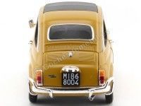 Cochesdemetal.es 1957 Fiat Nuova 500 Amarillo Oscuro 1:18 Welly 18009