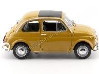 Cochesdemetal.es 1957 Fiat Nuova 500 Amarillo Oscuro 1:18 Welly 18009