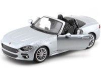 Cochesdemetal.es 2016 Fiat 124 Spider Gris Metalizado1:24 Bburago 21083