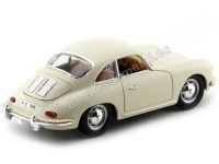 Cochesdemetal.es 1961 Porsche 356B Coupe Beige 1:24 Bburago 22079