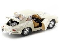 Cochesdemetal.es 1961 Porsche 356B Coupe Beige 1:24 Bburago 22079