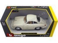 Cochesdemetal.es 1961 Porsche 356B Coupe Beige 1:24 Bburago 22079