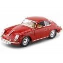 Cochesdemetal.es 1961 Porsche 356B Coupe Rojo 1:24 Bburago 22079
