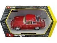 Cochesdemetal.es 1961 Porsche 356B Coupe Rojo 1:24 Bburago 22079
