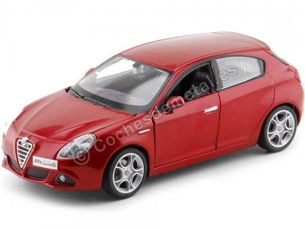 Cochesdemetal.es 2010 Alfa Romeo Giulietta Granate Metalizado 1:24 Bburago 22128