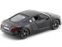 Cochesdemetal.es 2008 Audi R8 Negro Mate 1:24 Food 31281