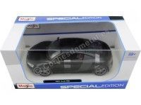 Cochesdemetal.es 2008 Audi R8 Negro Mate 1:24 Food 31281