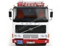 Cochesdemetal.es 1977 Camion Volvo F1220 Dos Ejes White-Red 1:18 Road Kings 180031