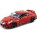 Cochesdemetal.es 2009 Nissan GT-R R35 Rojo 1:24 Bburago 21082