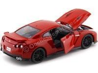 Cochesdemetal.es 2009 Nissan GT-R R35 Rojo 1:24 Bburago 21082