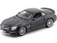 Cochesdemetal.es 2009 Mercedes-Benz SL 65 AMG Hardtop Negro 1:24 Bburago 21066