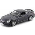 Cochesdemetal.es 2009 Mercedes-Benz SL 65 AMG Hardtop Negro 1:24 Bburago 21066