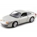 Cochesdemetal.es 1997 Porsche 911 Carrera 4 Coupe Gris Metalizado 1:24 Bburago 22081