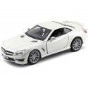 Cochesdemetal.es 2009 Mercedes-Benz SL 65 AMG Hardtop Blanco 1:24 Bburago 21066