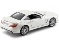 Cochesdemetal.es 2009 Mercedes-Benz SL 65 AMG Hardtop Blanco 1:24 Bburago 21066