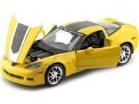 Cochesdemetal.es 2009 Chevrolet Corvette Z06 GT1 Amarillo 1:24 Maisto 31203