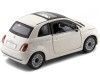 Cochesdemetal.es 2007 Fiat Nuova 500 Coupe Blanco 1:24 Bburago 22106