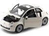 Cochesdemetal.es 2007 Fiat Nuova 500 Coupe Blanco 1:24 Bburago 22106