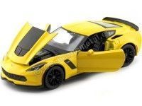 Cochesdemetal.es 2015 Chevrolet Corvette C7 Z06 Amarillo Metalizado 1:24 Maisto 31133