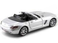 Cochesdemetal.es 2011 Mercedes-Benz SLS AMG 6.3 Roadster Gris Metalizado 1:24 Maisto 31272