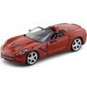 Cochesdemetal.es 2014 Chevrolet Corvette Stingray Cabrio Rojo 1:24 Maisto 31501