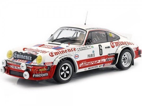 Cochesdemetal.es 1982 Porsche 911 SC Nº6 Waldegard/Thorszelius Rallye Monte Carlo 1:18 IXO Models 18RMC008