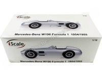 Cochesdemetal.es 1954 Mercedes-Benz W196 Plain Body Edition Flecha de Plata 1:18 iScale 118000000007