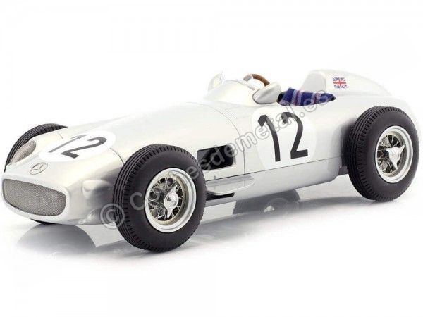 Cochesdemetal.es 1955 Mercedes-Benz W196 Nº12 Stirling Moos Ganador GP F1 Inglaterra y Campeón Mundial 1:18 iScale 118000000009