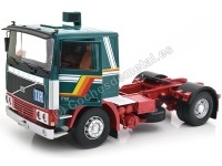 Cochesdemetal.es 1977 Camion Volvo F1220 Dos Ejes Green-White 1:18 Road Kings 180032