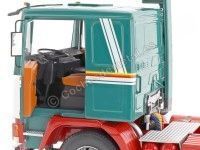 Cochesdemetal.es 1977 Camion Volvo F1220 Dos Ejes Green-White 1:18 Road Kings 180032