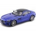 Cochesdemetal.es 2015 Mercedes-Benz AMG GT V8 C190 Turbo Blue 1:18 Maisto Exclusive 38131