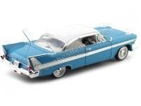 Cochesdemetal.es 1958 Plymouth Fury Azul 1:18 Motor Max 73115