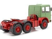 Cochesdemetal.es 1972 Camion MAN 16304 (F7) Tres Ejes Verde-Rojo 1:18 Road Kings 180052