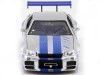 Cochesdemetal.es 2002 Nissan Skyline GT-R BNR34 "Fast & Furious" 1:24 Jada Toys 97158/253203044