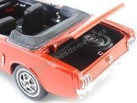 Cochesdemetal.es 1964 Ford Mustang 1-2 Cabrio Rojo 1:18 Welly 12519