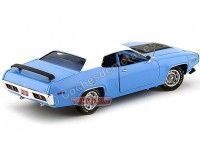 Cochesdemetal.es 1971 Plymouth Road Runner 440 Azul/Blanco 1:18 Auto World AMM1012