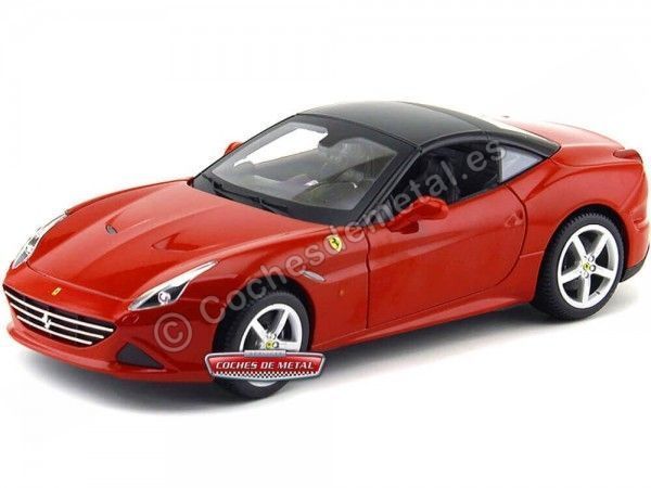 Cochesdemetal.es 2014 Ferrari California T Closed Top Rojo 1:18 Bburago 16003