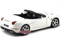 Cochesdemetal.es 2014 Ferrari California T Open Top Blanco 1:18 Bburago 16007