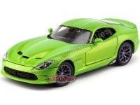 Cochesdemetal.es 2013 Dodge Viper SRT GTS Verde Metalizado 1:18 Maisto 31128