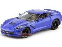 Cochesdemetal.es 2014 Chevrolet Corvette Stingray Z51 Azul 1:18 Maisto 31677