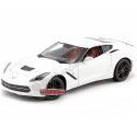 Cochesdemetal.es 2014 Chevrolet Corvette Stingray Z51 Blanco 1:18 Maisto 31677