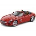 Cochesdemetal.es 2011 Mercedes-Benz SLS (C197) AMG Roadster Rojo 1:18 Minichamps 100039030