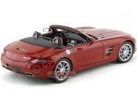 Cochesdemetal.es 2011 Mercedes-Benz SLS (C197) AMG Roadster Rojo 1:18 Minichamps 100039030