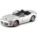 Cochesdemetal.es 2003 Dodge Viper SRT-10 Convertible Gris 1:18 Motor Max 73137