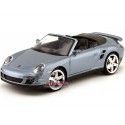 Cochesdemetal.es 2008 Porsche 911 Turbo Cabriolet Azul 1:18 Motor Max 73183